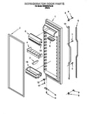 Refrigerator door