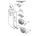 KitchenAid KSRS22QFBL00 freezer liner diagram