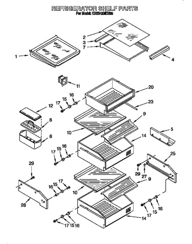 Refrigerator shelf