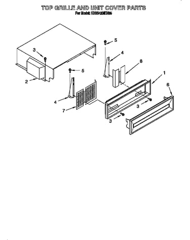 Top grille and unit cover