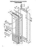 Refrigerator door