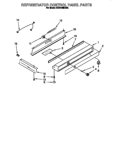 Refrigerator control panel