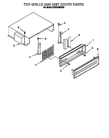 Top grille and unit cover