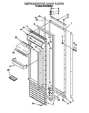 Refrigerator door