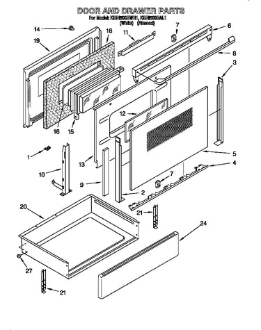 Door and drawer