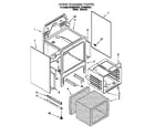 KitchenAid KERI500EWH1 oven chassis diagram