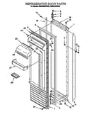 Refrigerator door