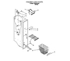 Whirlpool 7ED22PQXDN01 freezer liner diagram