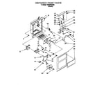 Whirlpool 7ED22PQXDN01 dispenser front diagram