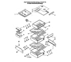 KitchenAid KSSS48QDX04 refrigerator shelf diagram