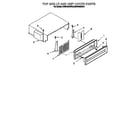 KitchenAid KSSS48QDX04 top grille and unit cover diagram