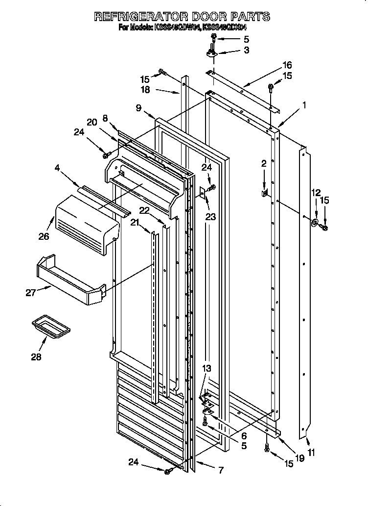 REFRIGERATOR DOOR