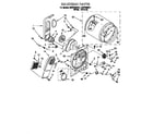 Roper RES7648EW1 bulkhead parts diagram