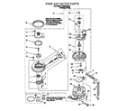 Whirlpool 7DU900PCDQ1 pump and motor diagram
