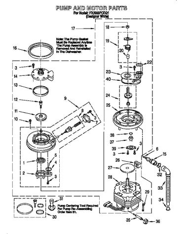 Pump and motor