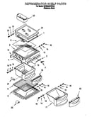 Refrigerator shelf