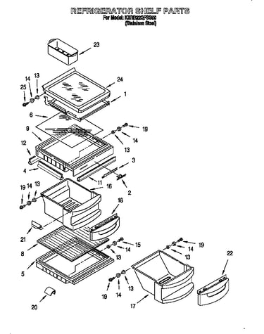 Refrigerator shelf