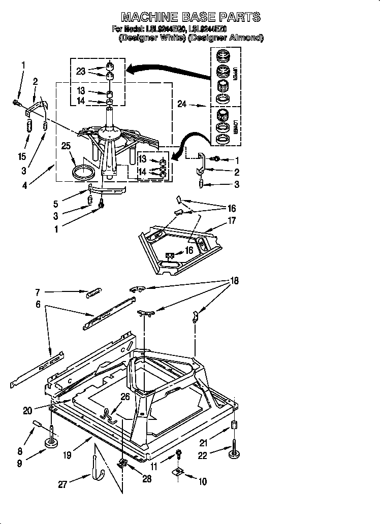 Machine base