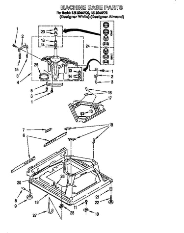 Machine base