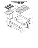 Drawer and broiler
