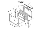 Roper FES330EQ0 door diagram