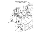 Whirlpool 3VED23DQEW00 dispenser front diagram