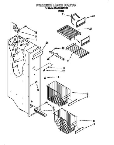 Freezer liner