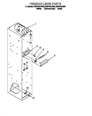 Freezer liner