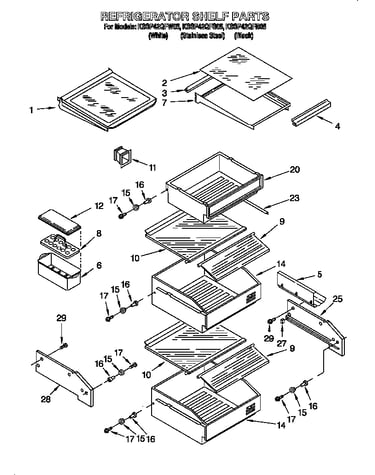 Refrigerator shelf