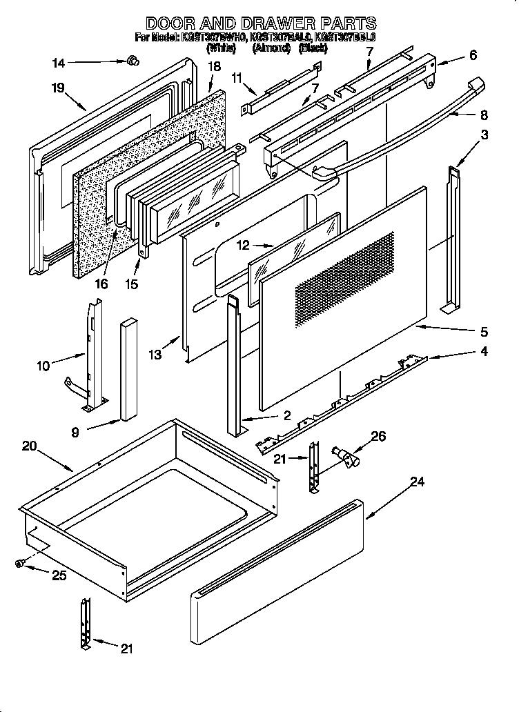 Door and drawer