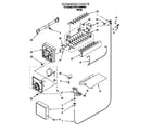 Whirlpool 3VET19GMFW00 icemaker diagram