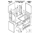 Whirlpool RF3010XVW5 external oven diagram