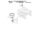 Whirlpool MT6120XEB0 cavity and turntable diagram