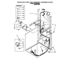Crosley BYCWD6274W0 dryer support and washer harness diagram