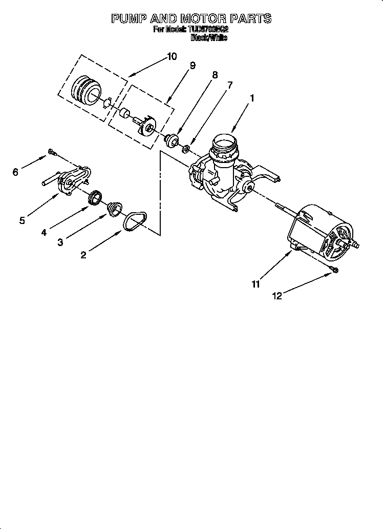 Pump and motor