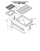 Drawer and broiler