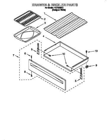 Drawer and broiler
