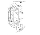 Whirlpool 3VED27DQEW00 refrigerator liner diagram