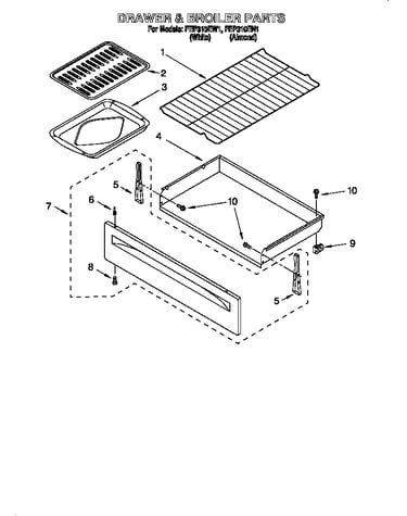 Drawer and broiler