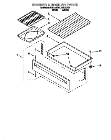Drawer and broiler