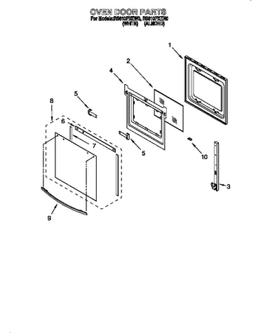 Oven door