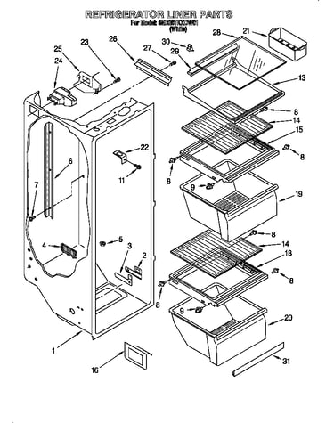Refrigerator liner