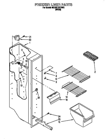 Freezer liner