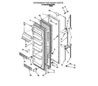 Whirlpool 6ED20TKXDW01 refrigerator door diagram