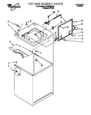 Top and cabinet