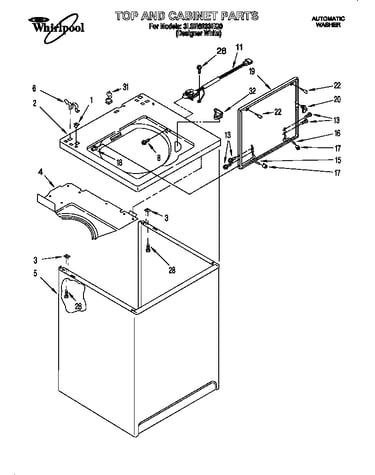 Top and cabinet