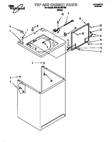 Top and cabinet