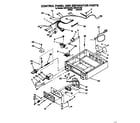 Whirlpool CSP2761AW2 control panel and separator diagram