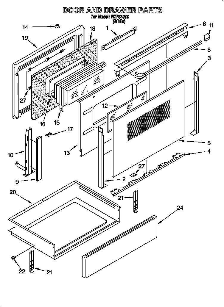 Door and drawer