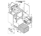 Roper REP34800 oven chassis diagram